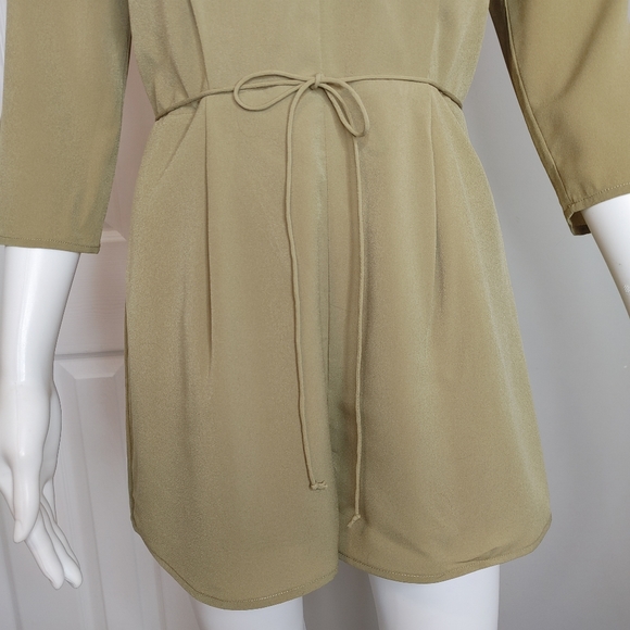 THE FIFTH LABEL MAVERICK PLAYSUIT, KHAKI S - Picture 6 of 13